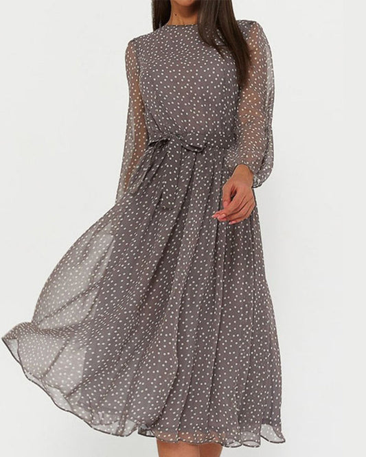 Shanie Elegante stippenjurk
