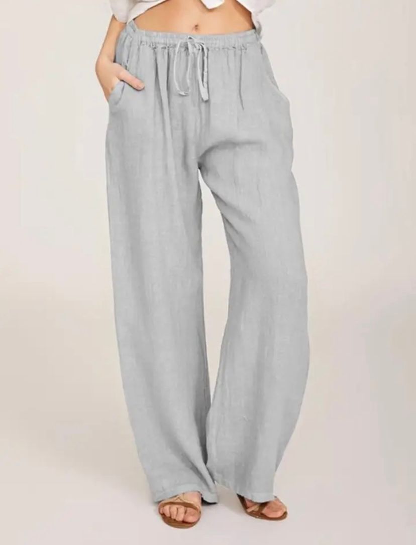 Mila | Luchtige Linnen Broek | Casual & Comfortabel | Hoge Taille