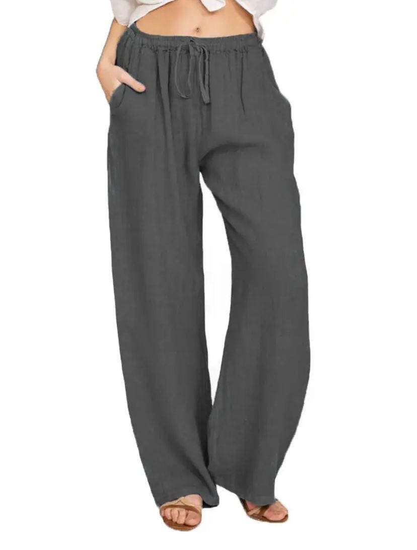 Mila | Luchtige Linnen Broek | Casual & Comfortabel | Hoge Taille