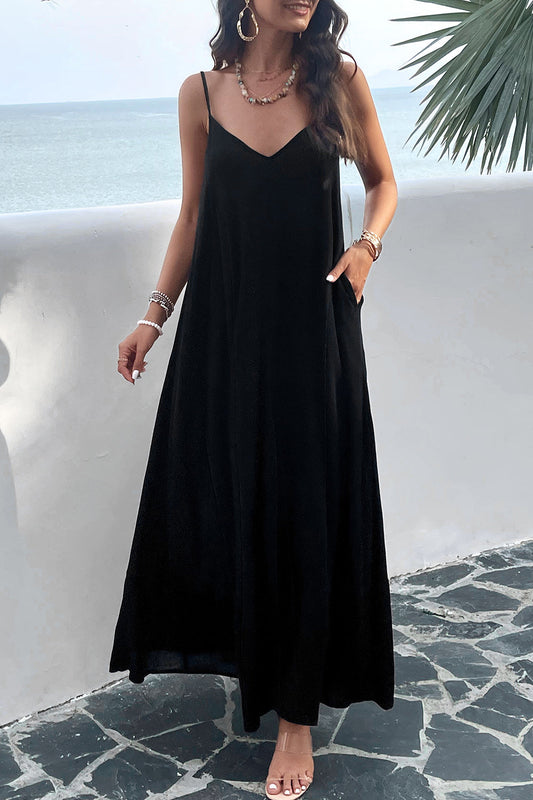 Wilfreda Maxine Strapless Jurk met Zakken