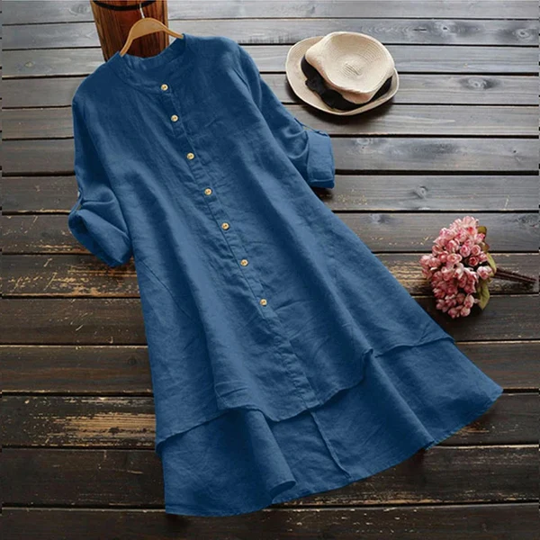 Zoelle Oversized zomerjurk van katoen en linnen