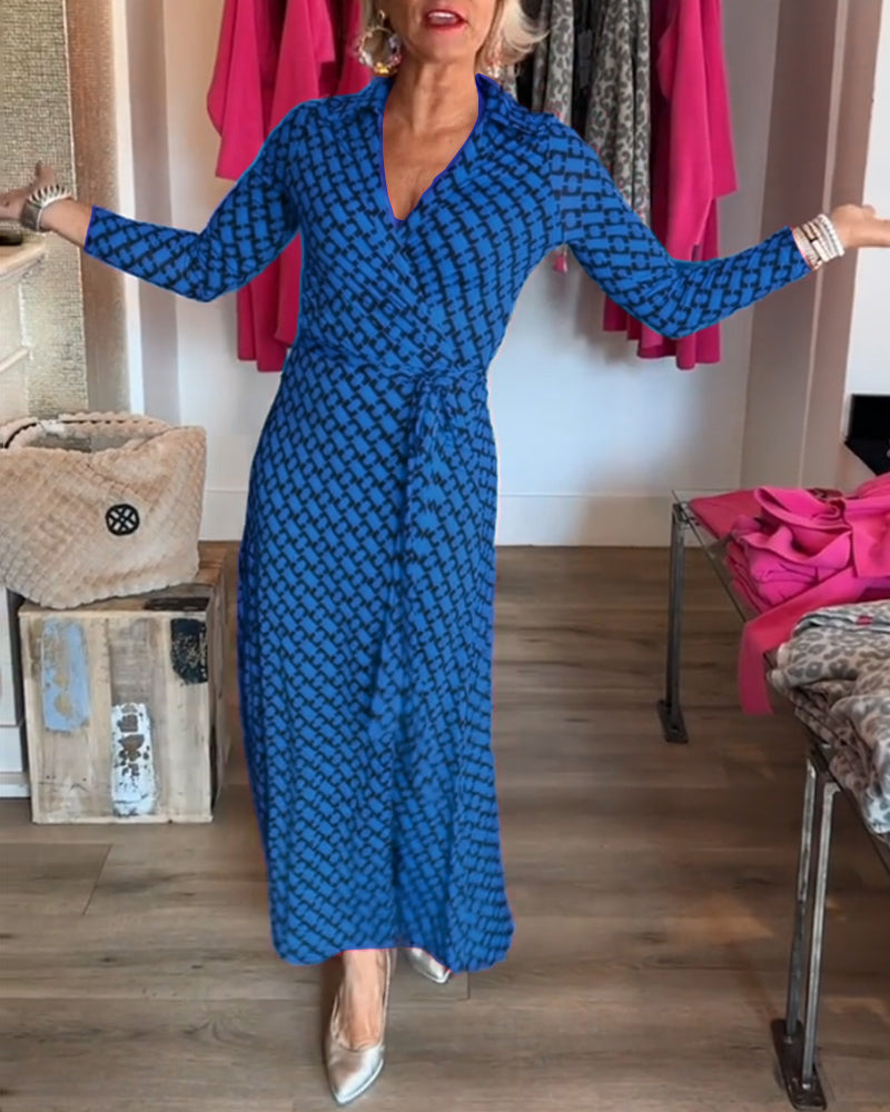 A-lijn Jurk - Eenvoudig - 35% Spandex, 65% Polyester - Perfect voor Lente en Herfst