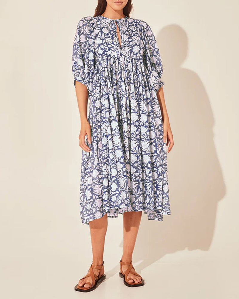 A-lijn Jurk - Informeel - Katoenmix, Polyester - Perfect voor Lente en Zomer