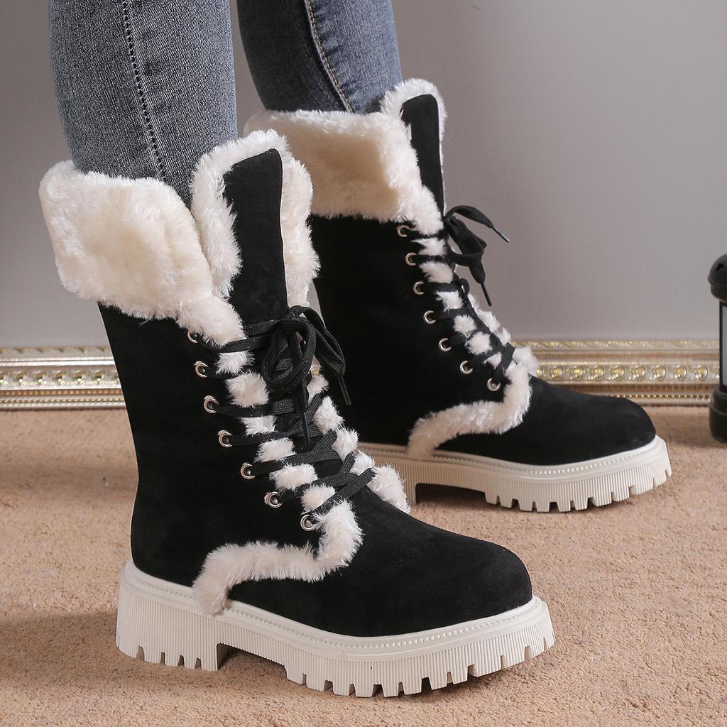 Warme Snowboots van Suède | Beau Beschermend en Stijlvol Ideaal voor Winterse Dagen