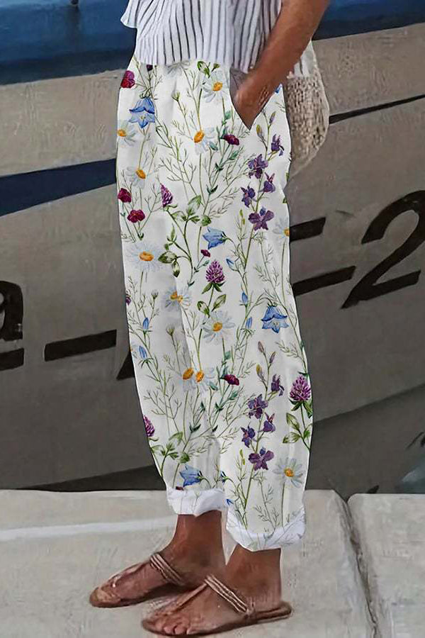 Aansluitende en luchtige broek