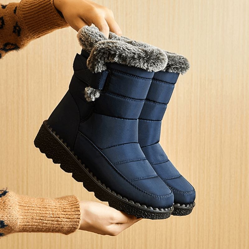 Warme Winterlaarzen met Bontvoering | Stacy Comfortabel en Trendy Perfect voor Winterse Weersomstandigheden