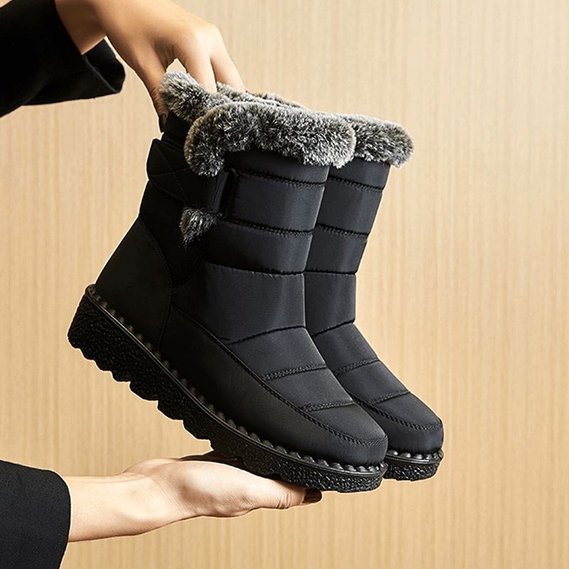 Warme Winterlaarzen met Bontvoering | Stacy Comfortabel en Trendy Perfect voor Winterse Weersomstandigheden