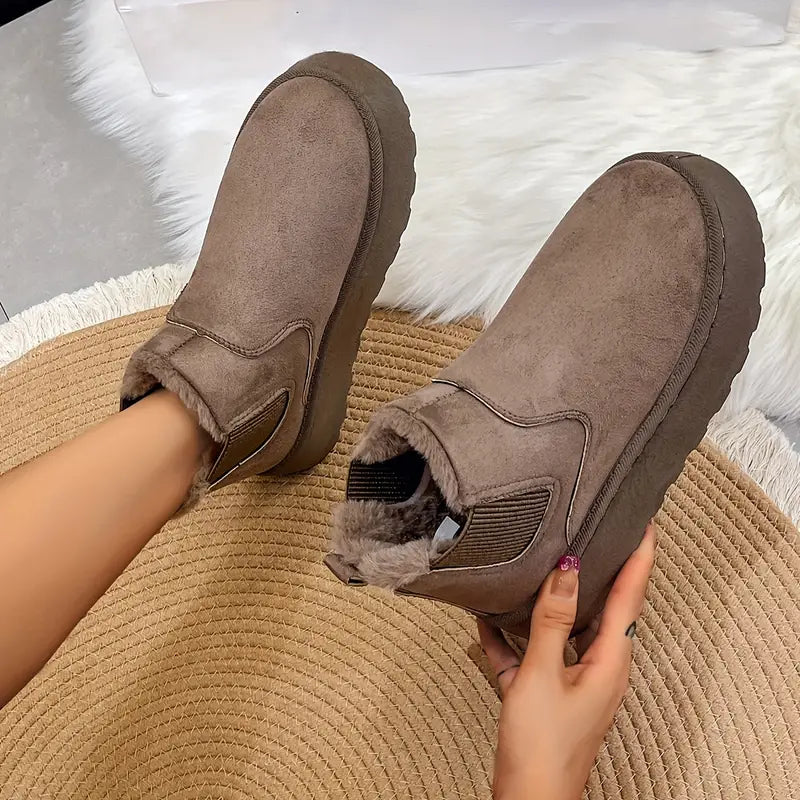 Casual SlipOn Laarzen | Beige Gemakkelijk en Comfortabel Ideaal voor Dagelijks Gebruik