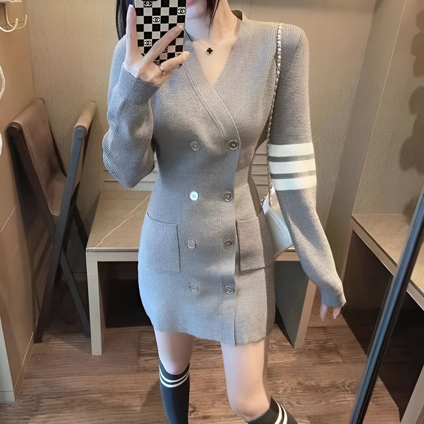 Svanhild | Sexy en vrouwelijk gehaakt mini jurkje