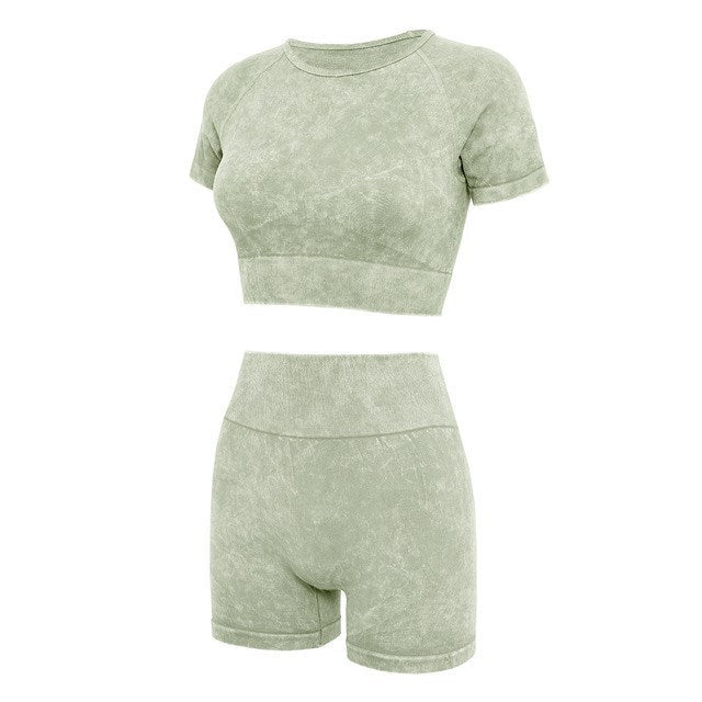 Naadloze yoga sportkleding set