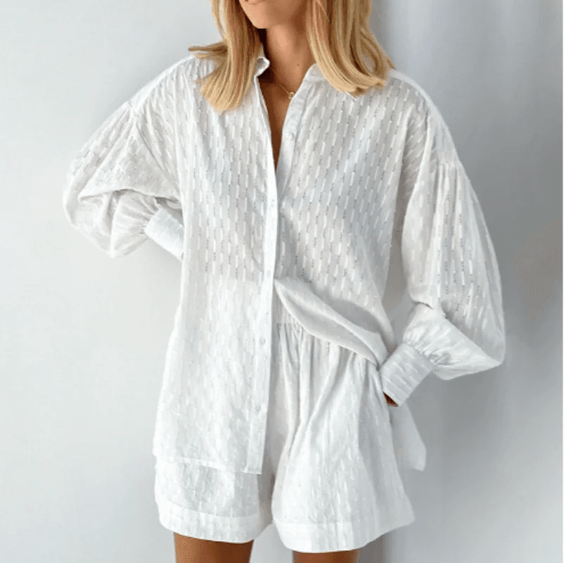 Dames Set Luchtig Ademend, Zacht Materiaal Perfect voor de Zomer