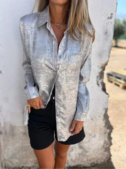 Zoena Elegant Suède Shirt