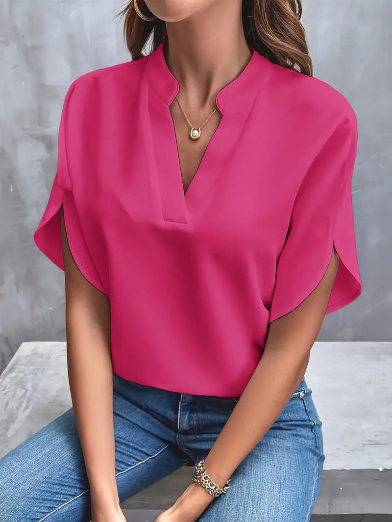 Sienna | Stijlvolle Lichtgewicht V-Hals Blouse