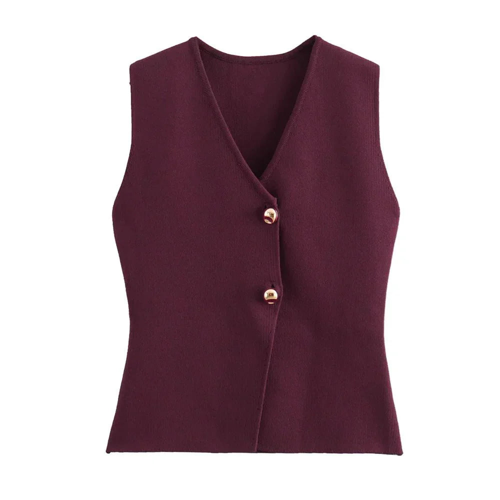 Clara | Elegante damescardigan met gouden knopen