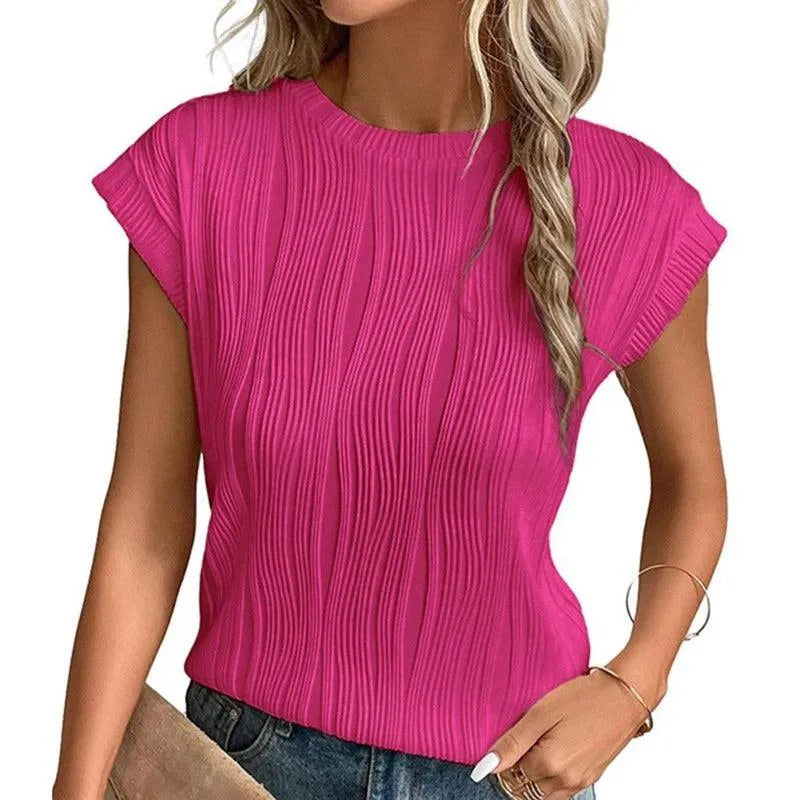 Zomers Dames Tshirt met Ronde Hals