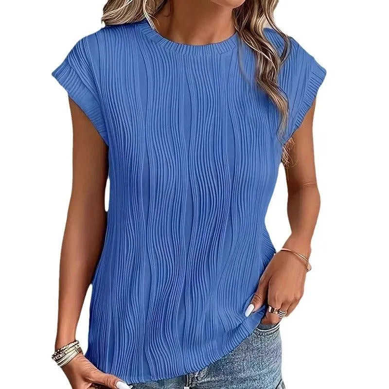 Zomers Dames Tshirt met Ronde Hals