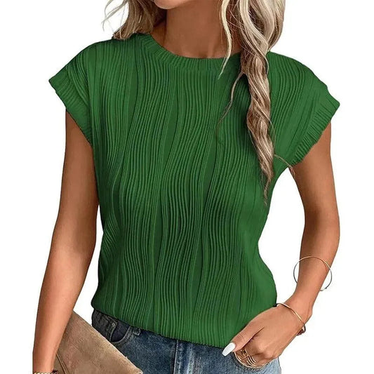 Zomers Dames Tshirt met Ronde Hals