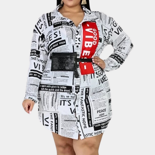 HINANO Luxe Printjurk voor Dames