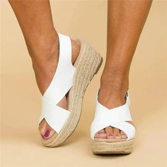 Zomers chique elegante espadrillesandalen