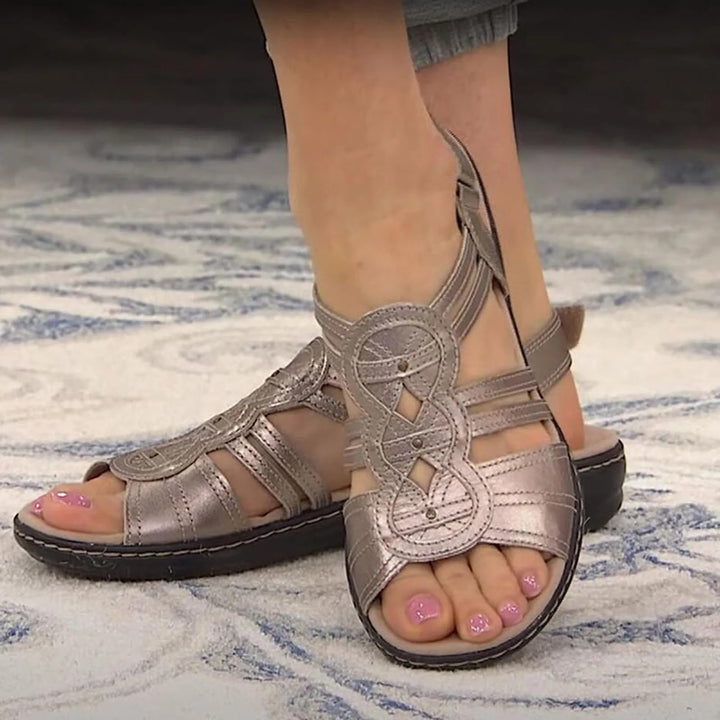 Abi stijlvolle ergonomische sandalen met voetsteun