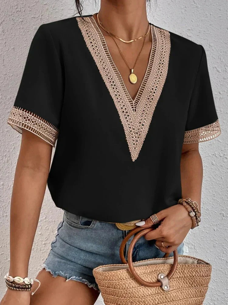 Nena Women's lichtgewicht blouse - Elegant en veelzijdig