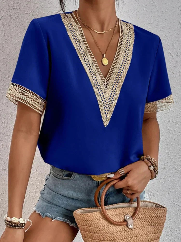 Nena Women's lichtgewicht blouse - Elegant en veelzijdig