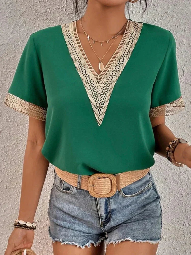 Nena Women's lichtgewicht blouse - Elegant en veelzijdig