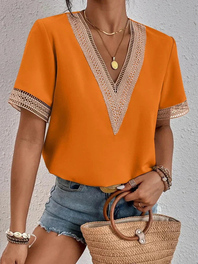 Nena Women's lichtgewicht blouse - Elegant en veelzijdig