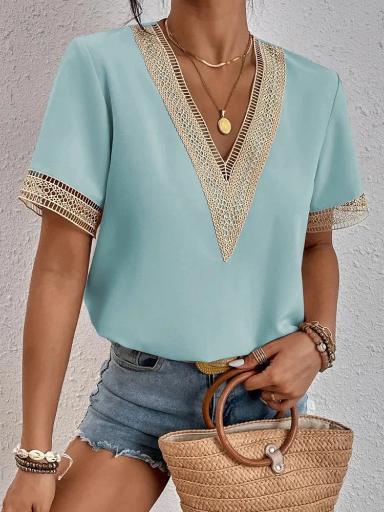 Nena Women's lichtgewicht blouse - Elegant en veelzijdig
