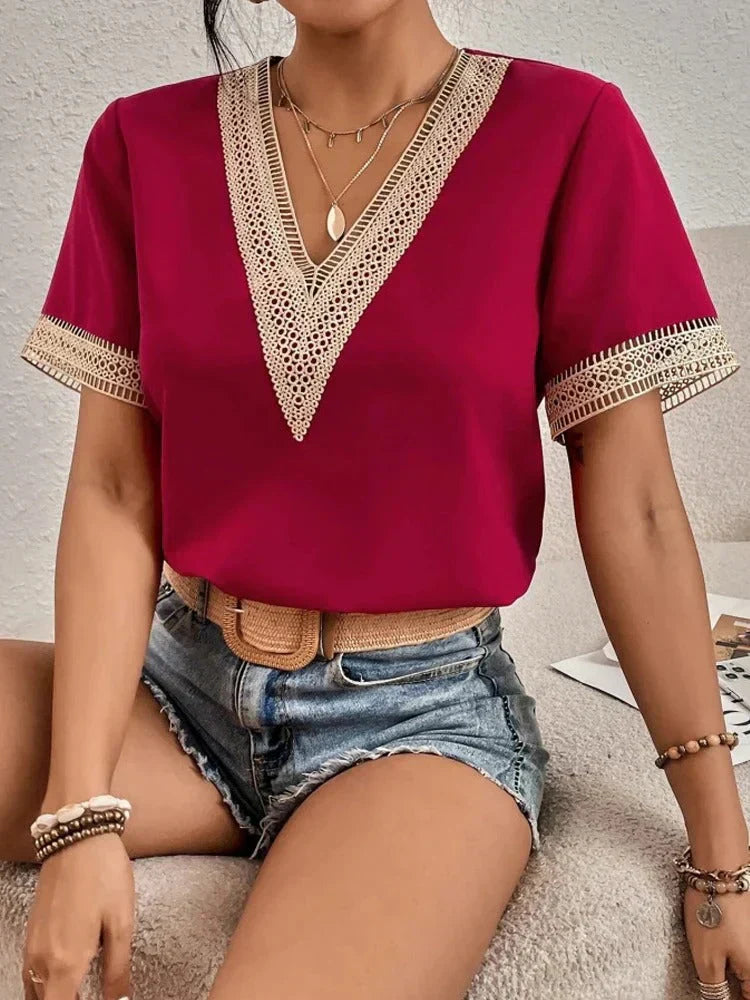 Nena Women's lichtgewicht blouse - Elegant en veelzijdig