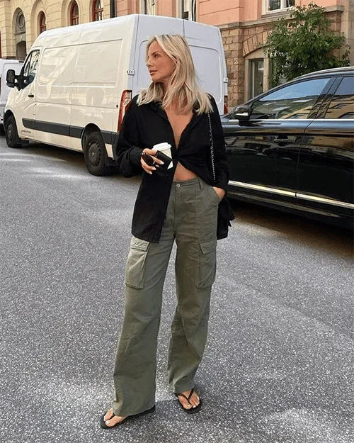 Olivia | Comfortabele Cargo Broek | Dagelijks Gebruik | Duurzame Stof