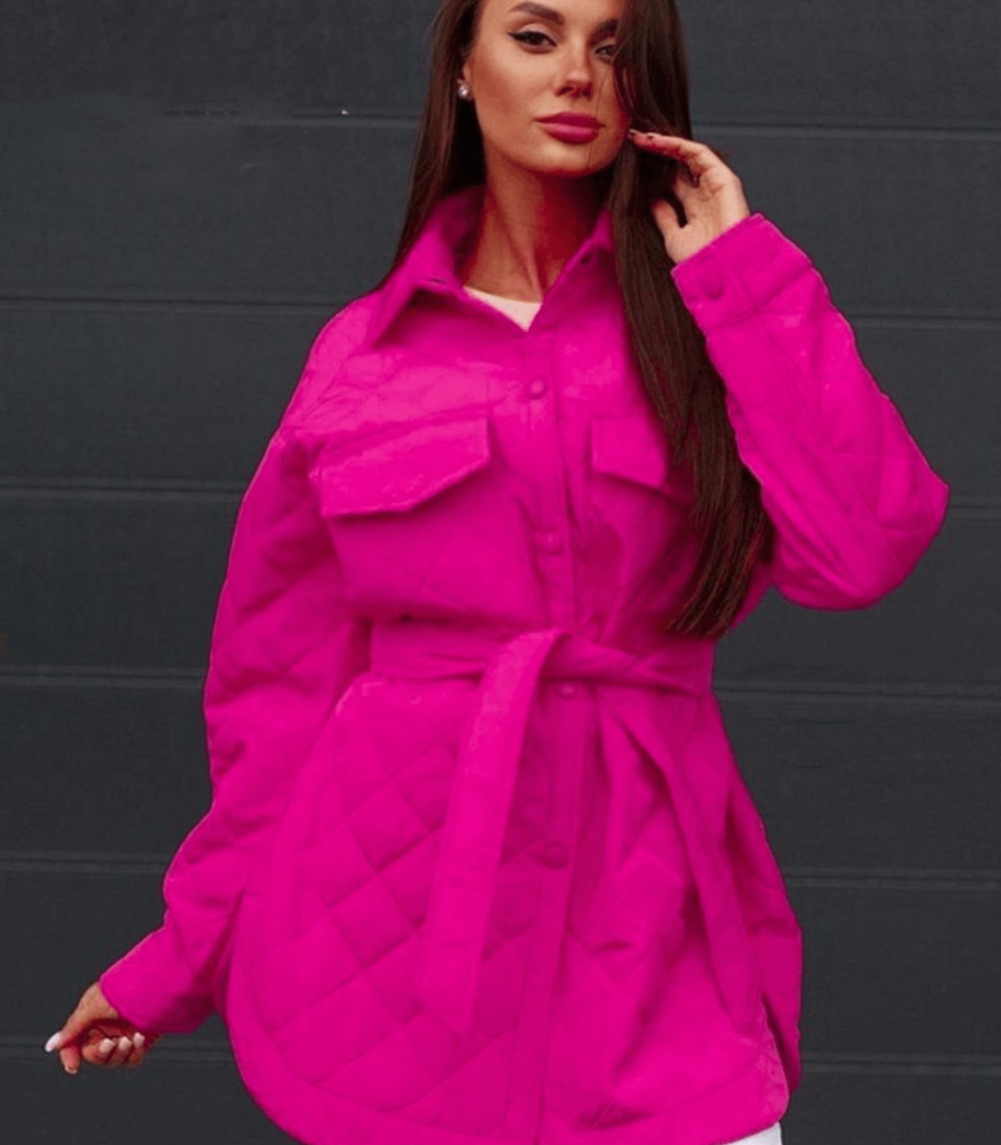 Oversized gewatteerd jack Carline