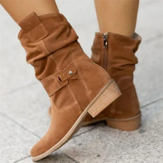 Sheyro casual laarzen met lage hak
