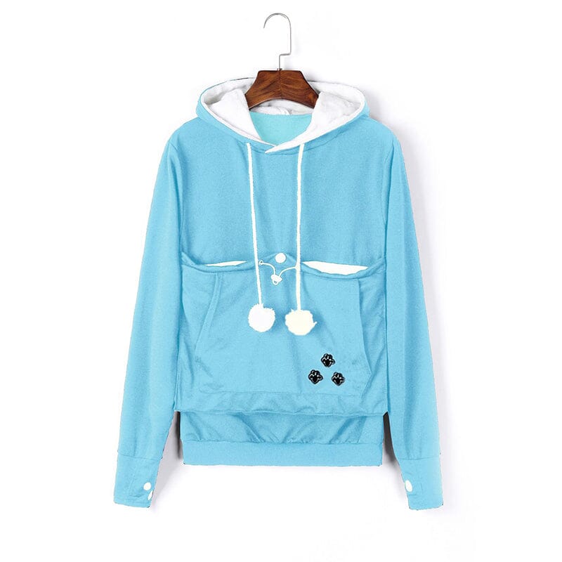 Fiorel - Knusse Pet Pocket Hoodie voor Vrouwen