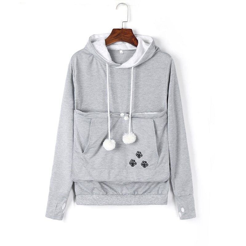 Fiorel - Knusse Pet Pocket Hoodie voor Vrouwen