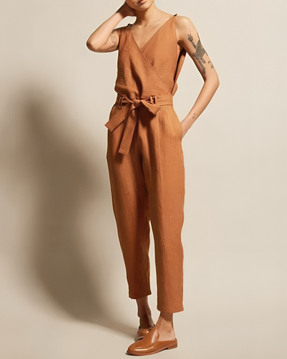 Marguerite - Comfortabele linnen jumpsuit