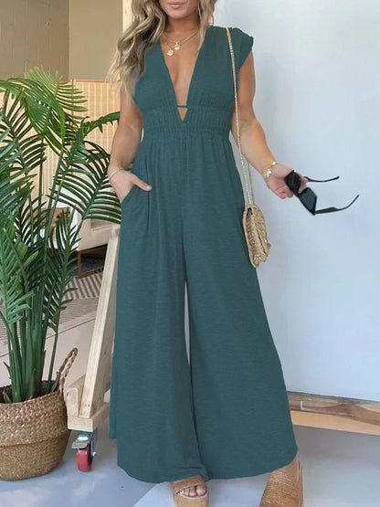 Marie - Comfortabele jumpsuit met V-hals