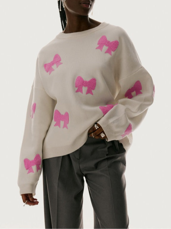 Sharon | Gebreid Hart Sweatshirt