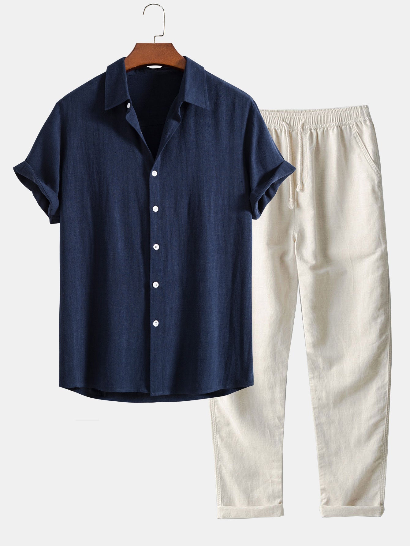 Markie - Heren Terno Zomer Set [Shirt+broek]