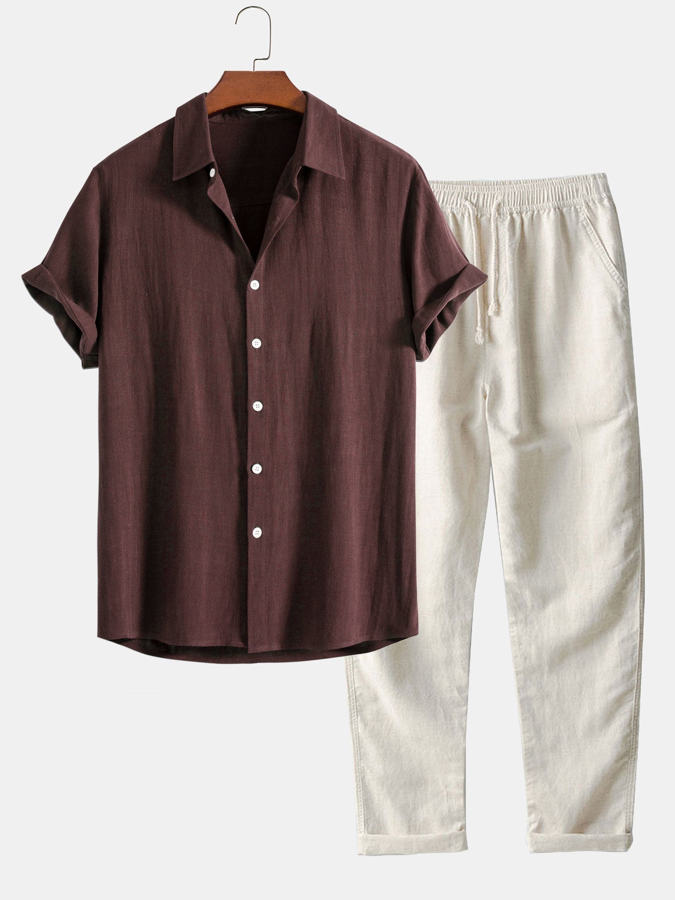 Markie - Heren Terno Zomer Set [Shirt+broek]