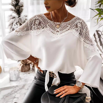 Sophia Blouse met Kanten Detail