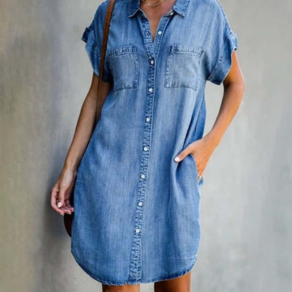 Lotte | Denim jurk