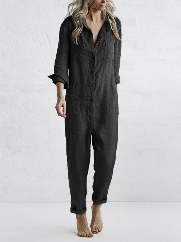 Eladia - Lange Mouwen Jumpsuit