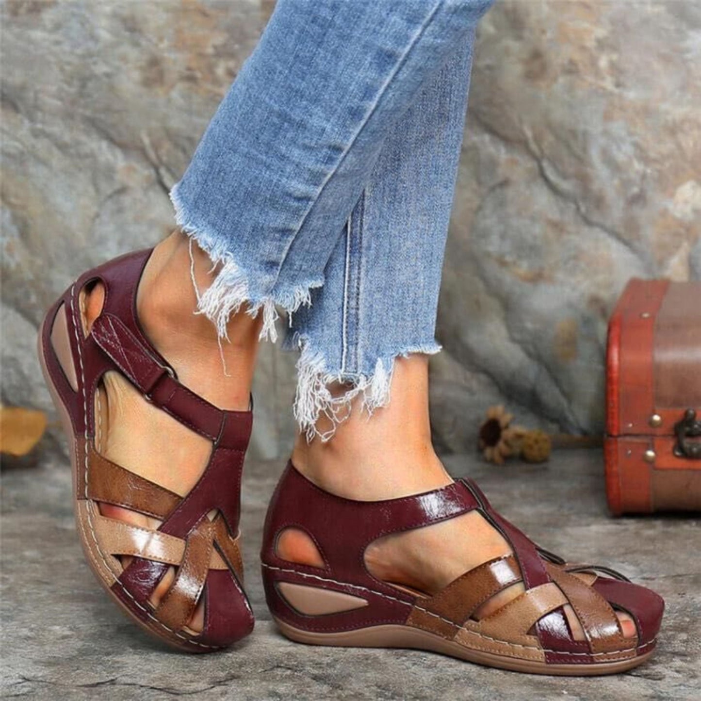 Jacinta® | Damessandalen met sleehak
