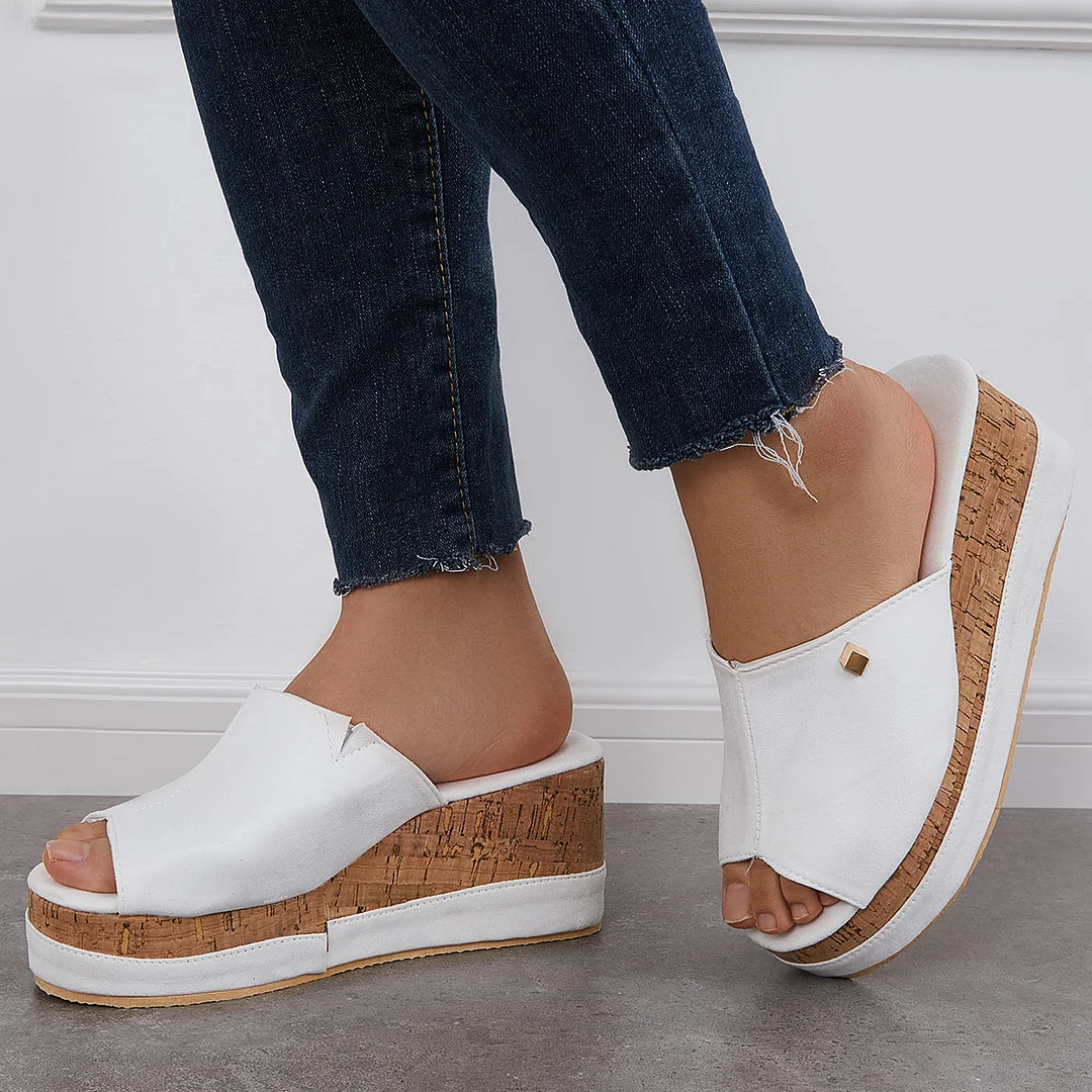 Shannon Comfortabele sandalen met veter en kurkzool Platformschoenen