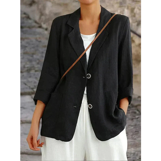 Sophie | Stijlvolle linnen blazer