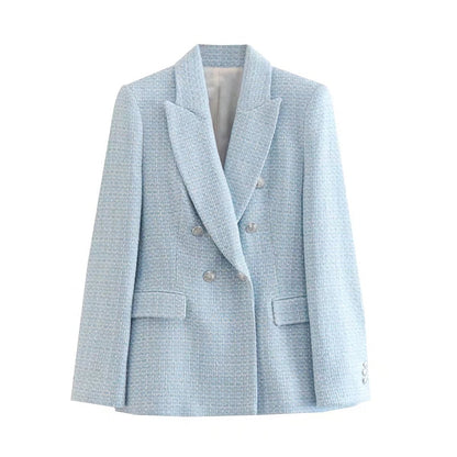 Double-breasted blazer voor dames