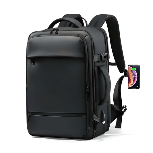 Leo | Uitbreidbare Rugzak voor Handbagage met USB-poort