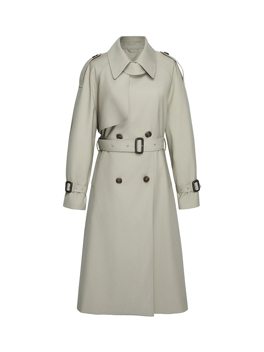 Klassieke trenchcoat met riem voor dames