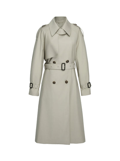 Klassieke trenchcoat met riem voor dames